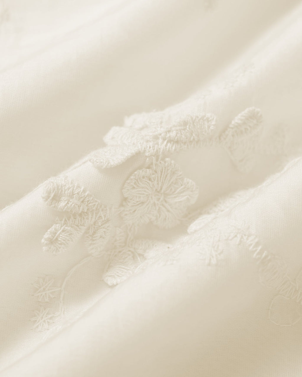 Apricot Square Neck Lace Floral Tee